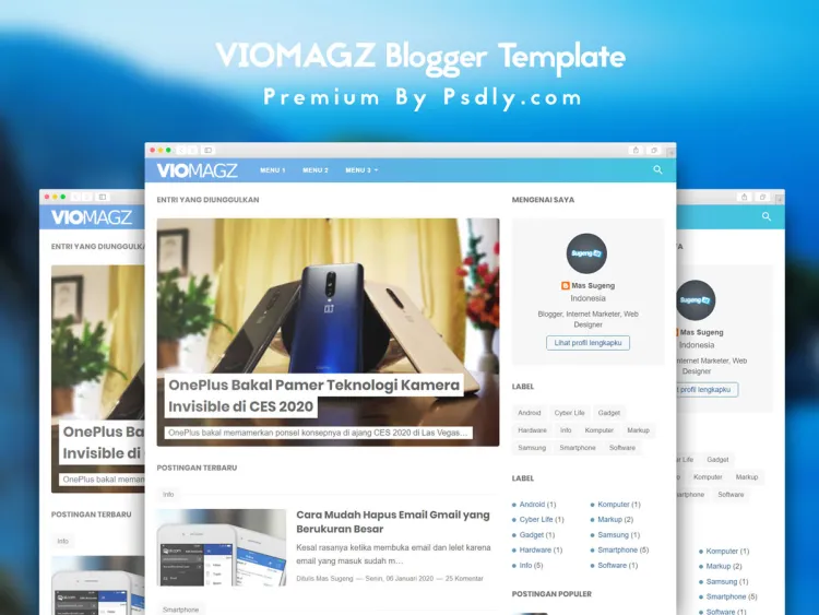 VioMagz Top Blogger Themes 2024 Download