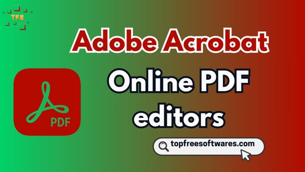 Online PDF editors